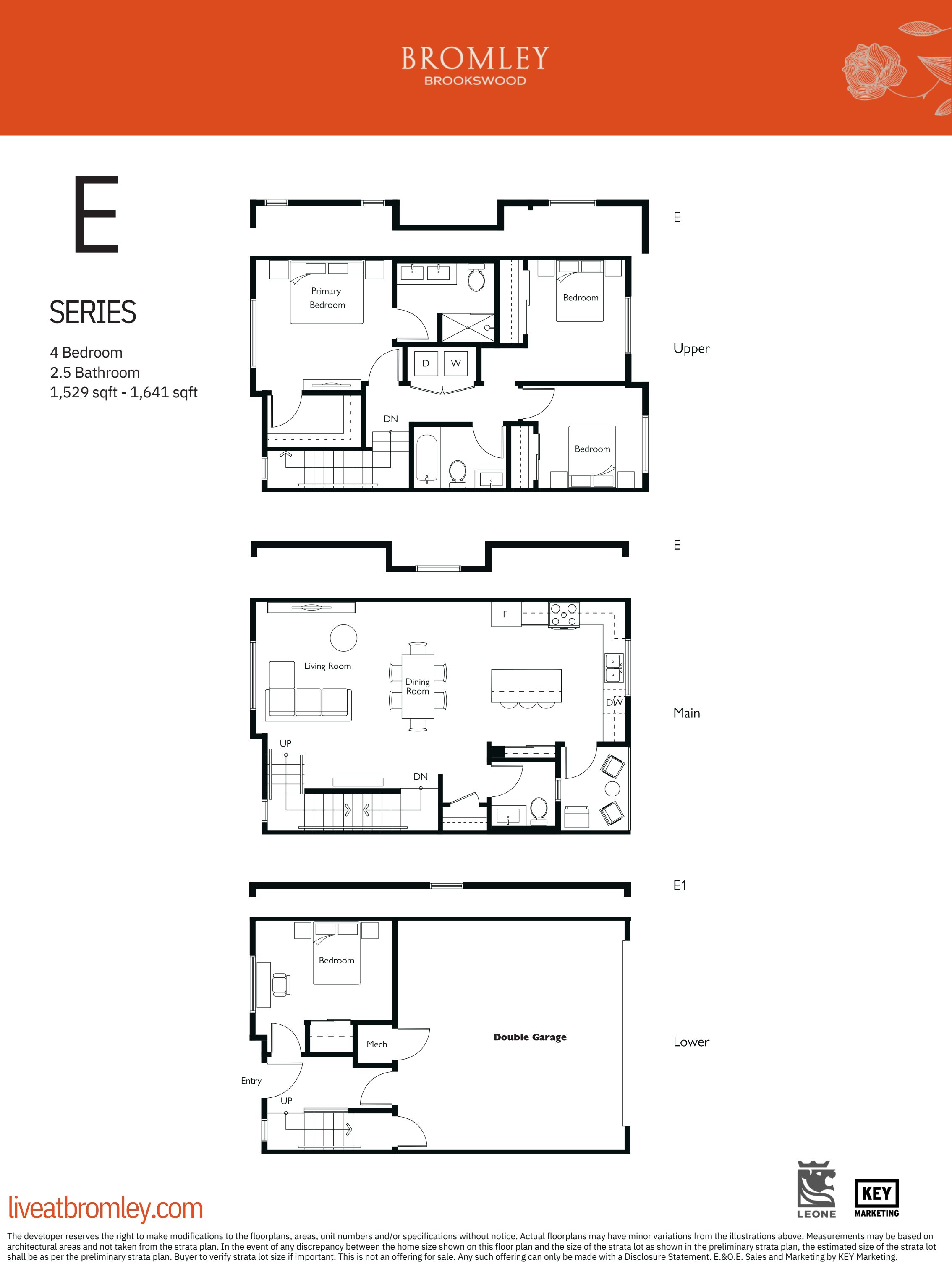Bromley E Series floor plan